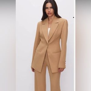 Good American Fitted Blazer size 3